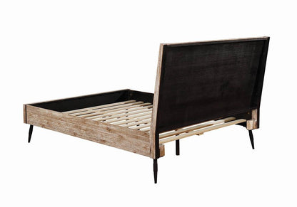 Marlow Eastern King Platform Bed Rough Sawn Multi - 215761KE - Bien Home Furniture &amp; Electronics