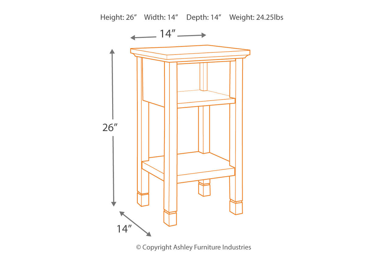 Marnville White Accent Table - A4000090 - Bien Home Furniture &amp; Electronics