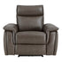 Maroni Dark Brown Leather Power Reclining Chair - 8259RFDB-1PWH - Bien Home Furniture & Electronics