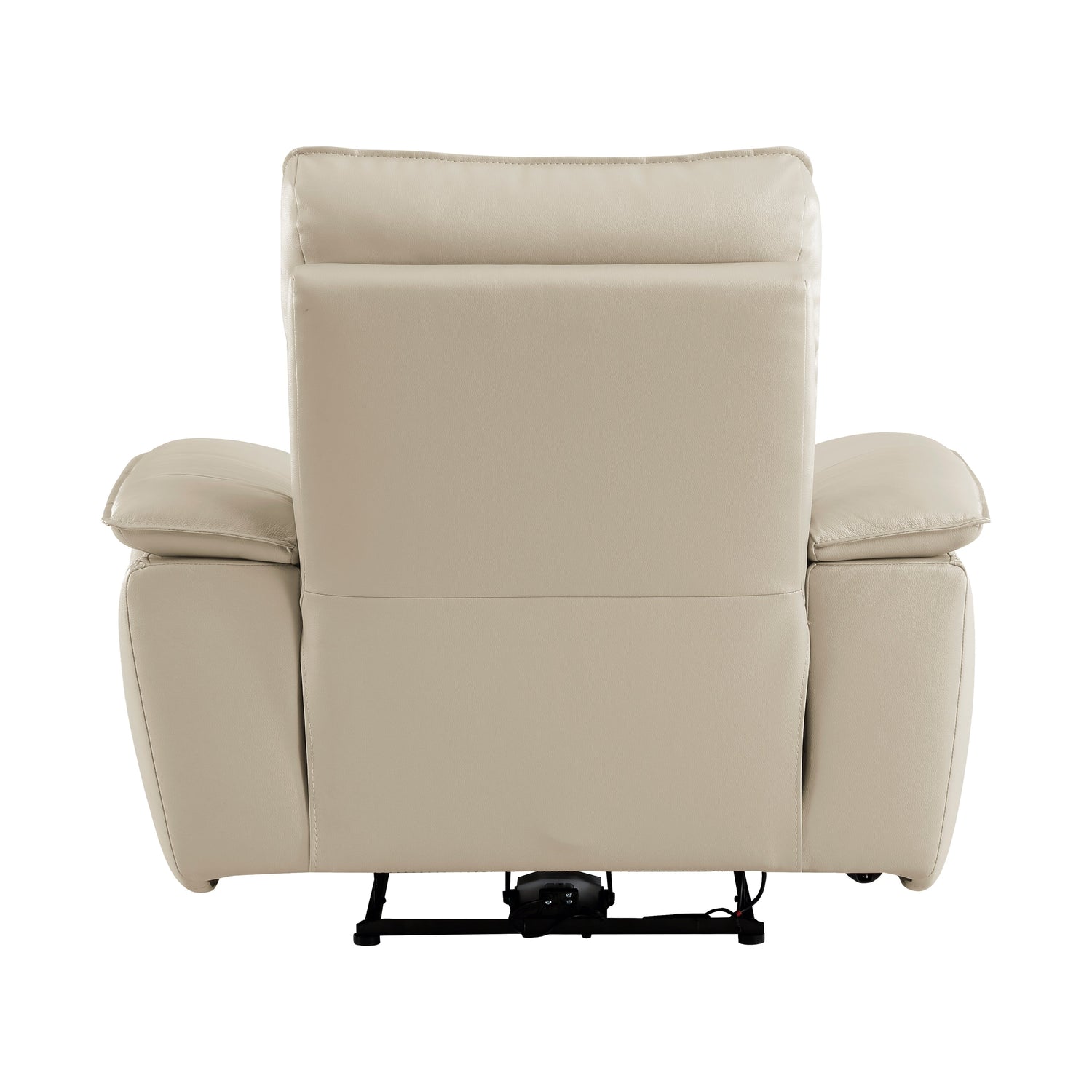 Maroni Taupe Leather Power Reclining Chair - 8259RFTP-1PWH - Bien Home Furniture &amp; Electronics