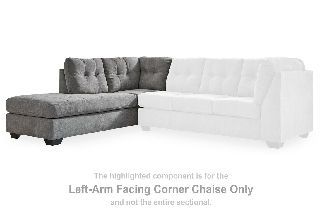 Marrelton Gray Left-Arm Facing Corner Chaise - 5530516 - Bien Home Furniture &amp; Electronics