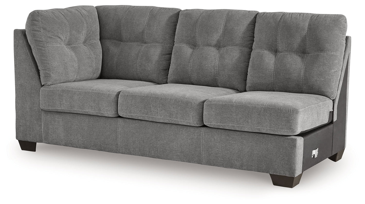 Marrelton Gray Left-Arm Facing Sofa - 5530566 - Bien Home Furniture &amp; Electronics