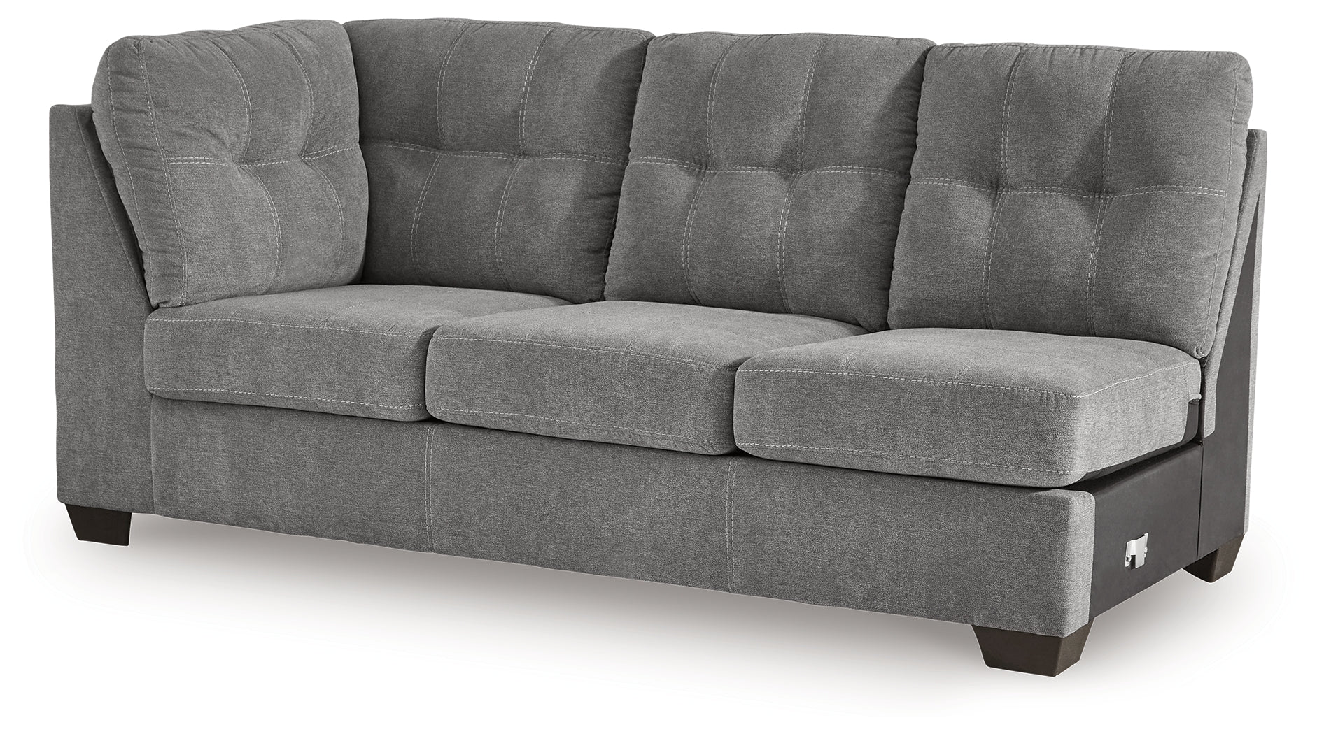 Marrelton Gray Left-Arm Facing Sofa - 5530566 - Bien Home Furniture &amp; Electronics