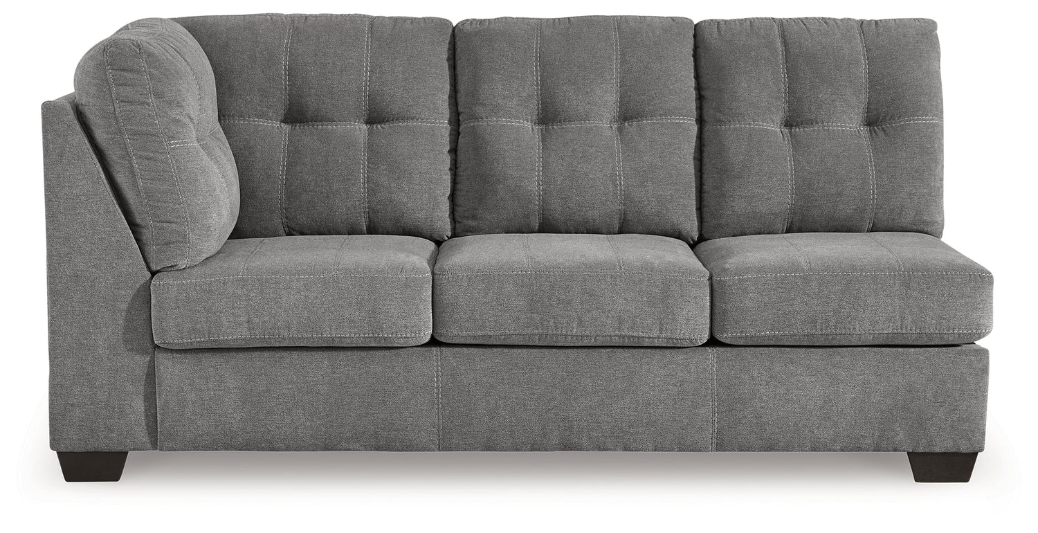 Marrelton Gray Left-Arm Facing Sofa - 5530566 - Bien Home Furniture &amp; Electronics