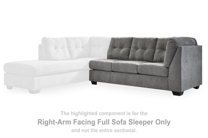 Marrelton Gray Right-Arm Facing Full Sofa Sleeper - 5530583 - Bien Home Furniture &amp; Electronics