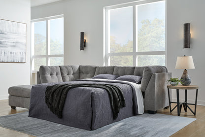 Marrelton Gray Right-Arm Facing Full Sofa Sleeper - 5530583 - Bien Home Furniture &amp; Electronics