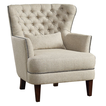 Marriana Beige Accent Chair - 1112-1 - Bien Home Furniture &amp; Electronics