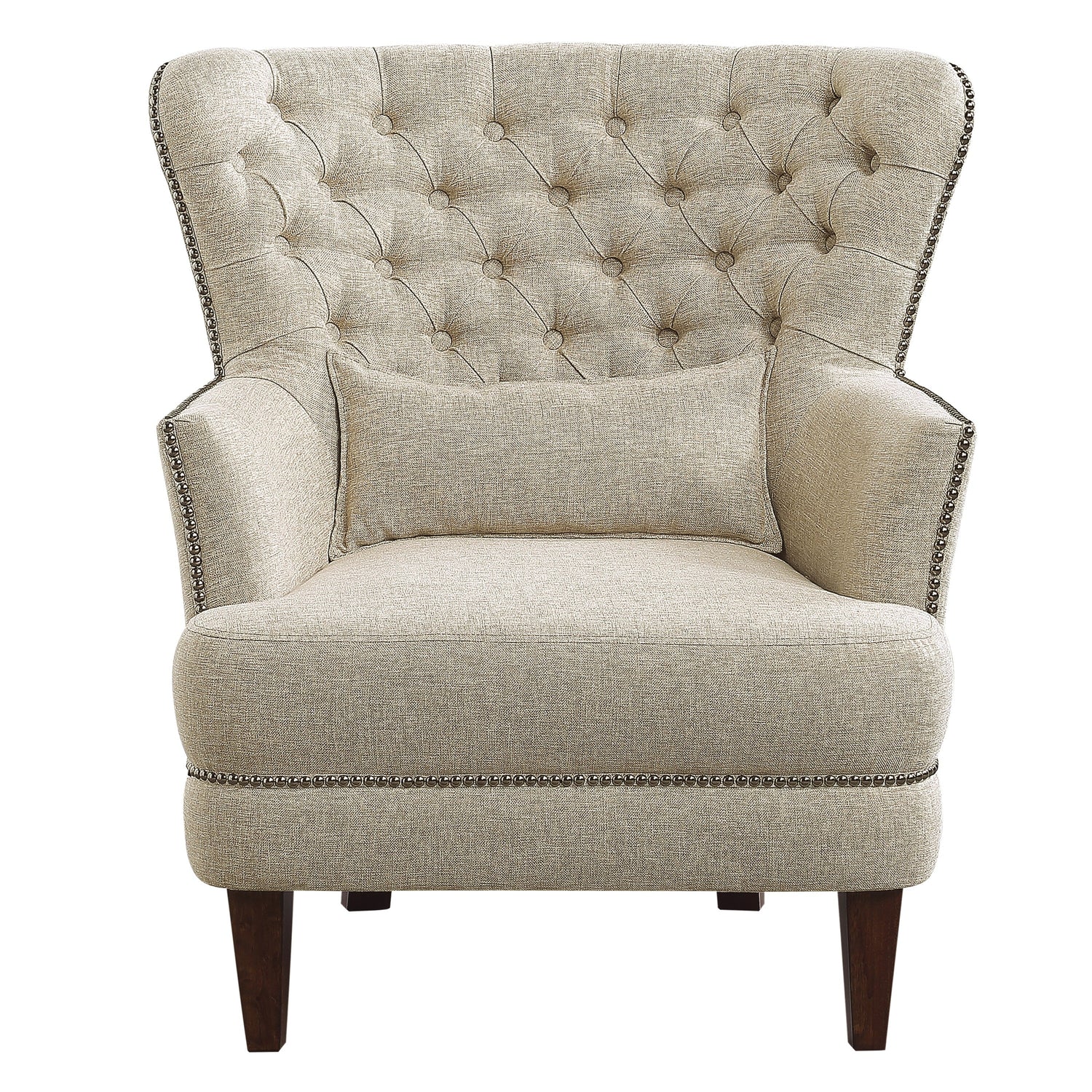 Marriana Beige Accent Chair - 1112-1 - Bien Home Furniture &amp; Electronics