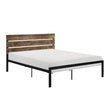 Marshall Brown Metal and Wood Full Panel Bed - 1611F-1 - Bien Home Furniture & Electronics