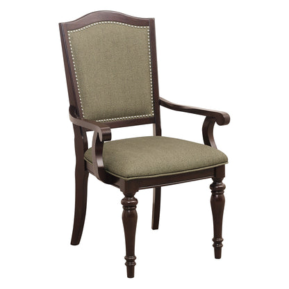 Marston Dark Cherry Arm Chair, Set of 2 - 2615DCA - Bien Home Furniture &amp; Electronics