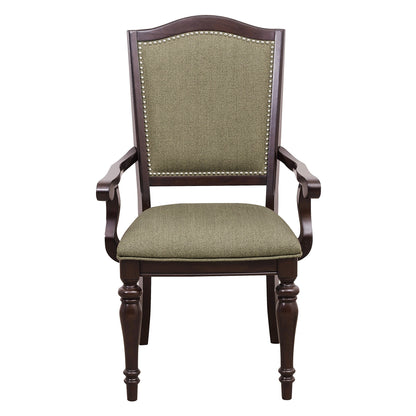 Marston Dark Cherry Arm Chair, Set of 2 - 2615DCA - Bien Home Furniture &amp; Electronics