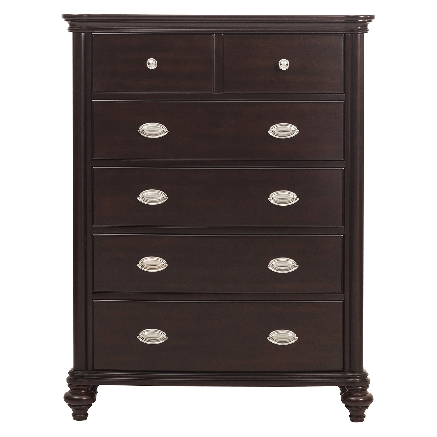 Marston Dark Cherry Chest - 2615DC-9 - Bien Home Furniture &amp; Electronics