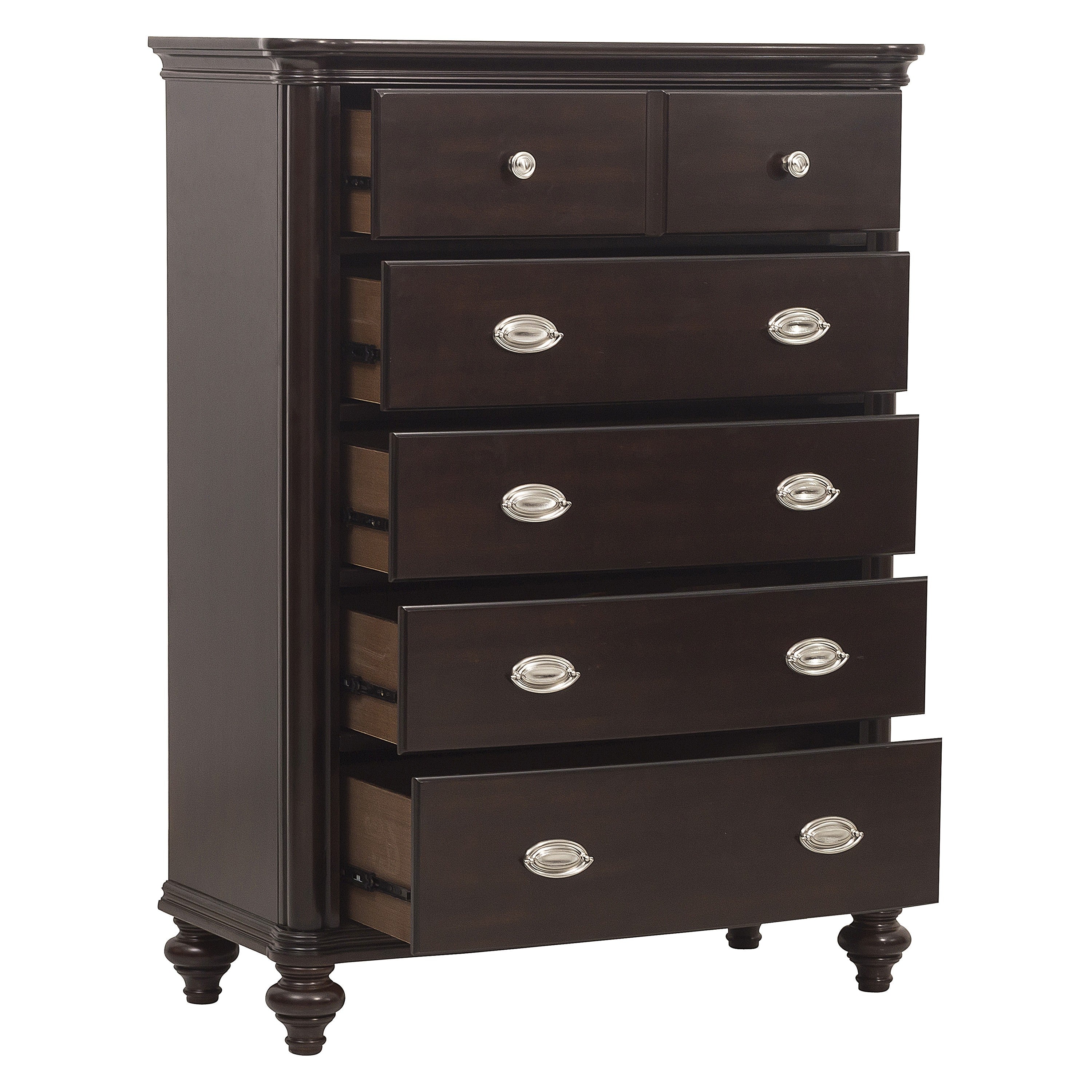 Marston Dark Cherry Chest - 2615DC-9 - Bien Home Furniture &amp; Electronics