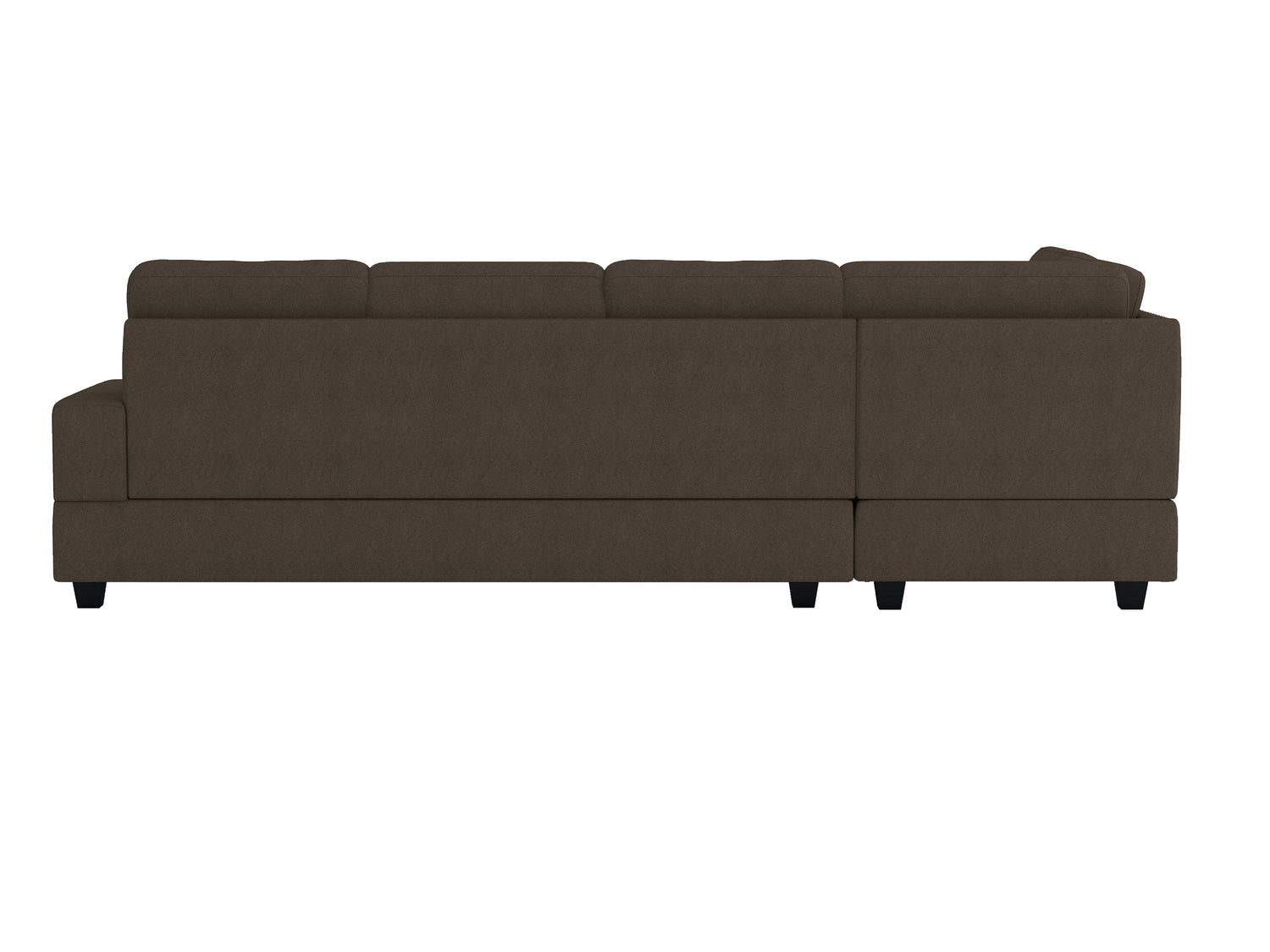 Maston Chocolate 2-Piece Reversible Sectional with Drop-Down Cup Holders - 9507CHC*SC - Bien Home Furniture &amp; Electronics
