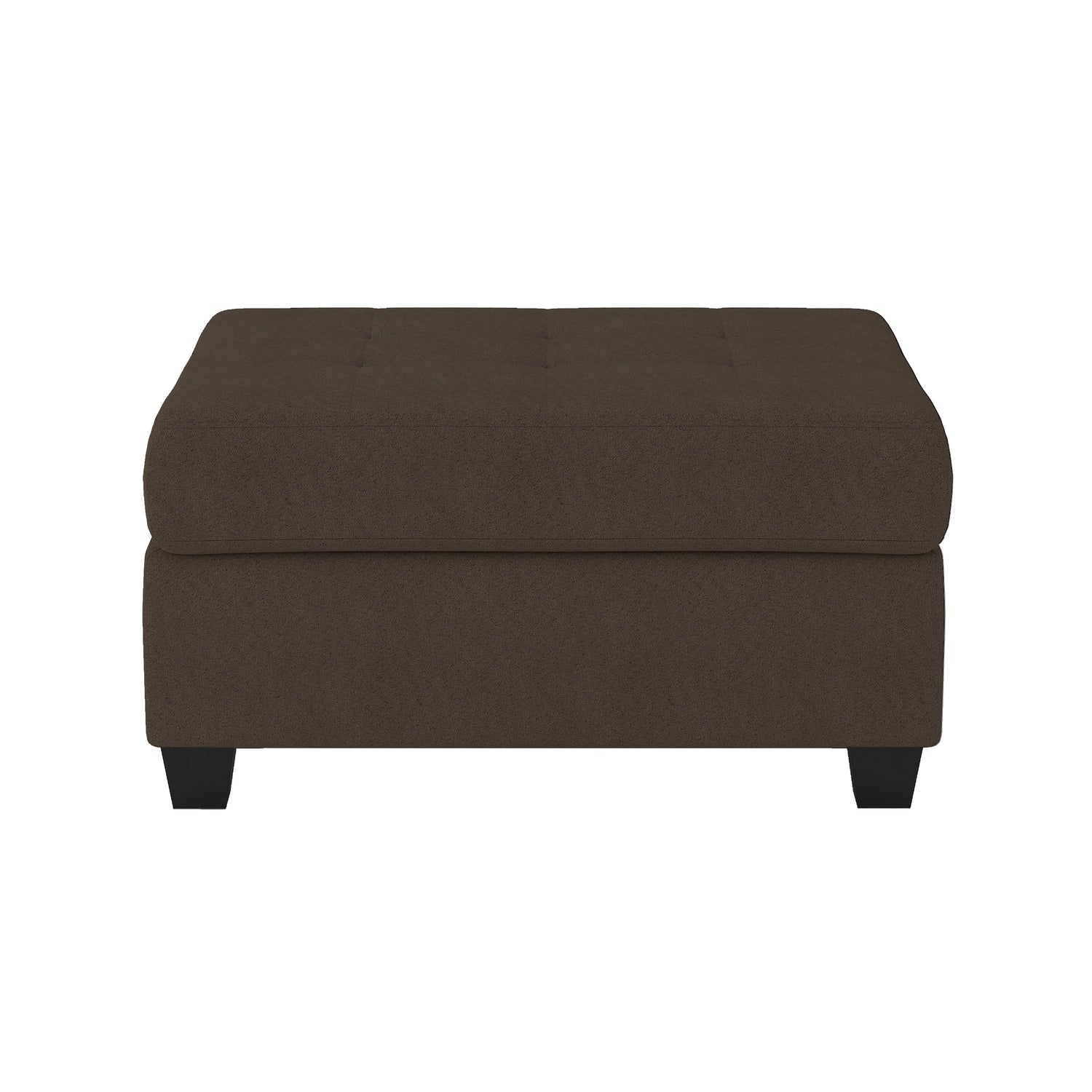 Maston Chocolate 2-Piece Reversible Sectional with Drop-Down Cup Holders and Storage Ottoman - 9507CHC*3OT - Bien Home Furniture &amp; Electronics