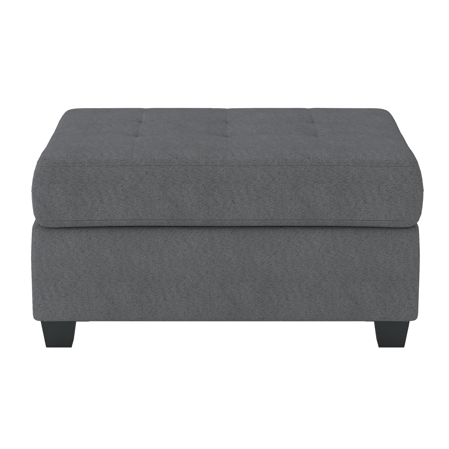 Maston Dark Gray 2-Piece Reversible Sectional with Drop-Down Cup Holders and Storage Ottoman - 9507DGY*3OT - Bien Home Furniture &amp; Electronics