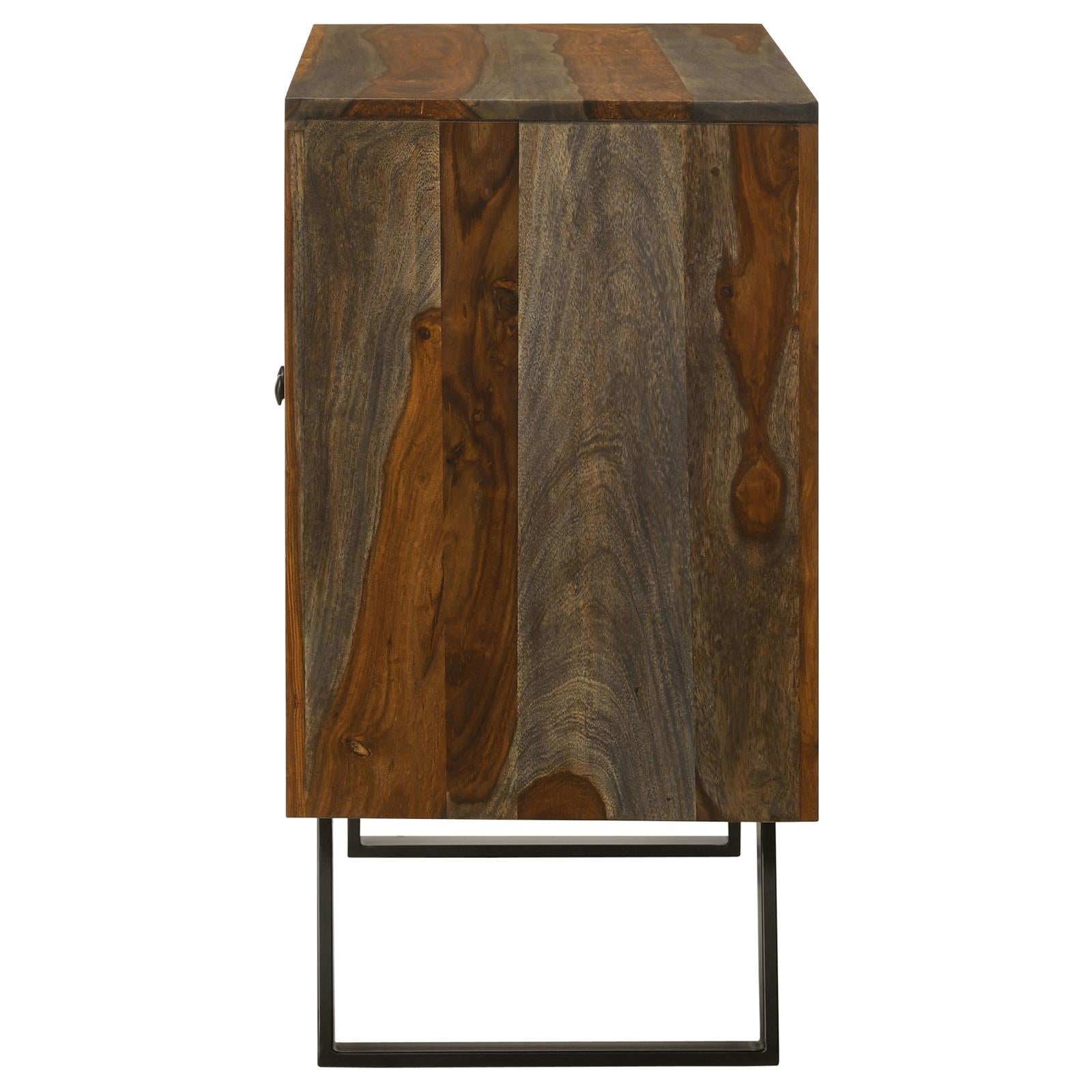 Mathis Sheesham Gray Sled Base Accent Cabinet - 969517 - Bien Home Furniture &amp; Electronics