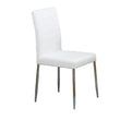 Matson White Upholstered Dining Chairs, Set of 4 - 120767WHT - Bien Home Furniture & Electronics