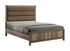 Matteo Melamine Full Upholstered Panel Bed - SET | B3200-F-HBFB | B3200-FT-RAIL - Bien Home Furniture & Electronics
