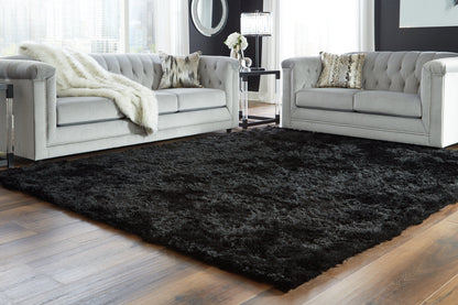Mattford Black Large Rug - R404931 - Bien Home Furniture &amp; Electronics