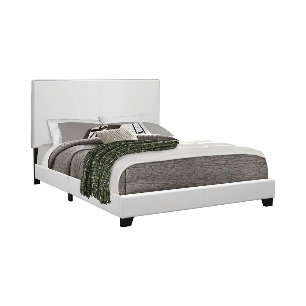 Mauve Queen Upholstered Bed White - 300559Q - Bien Home Furniture &amp; Electronics