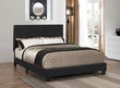 Mauve Twin Upholstered Bed Black - 300558T - Bien Home Furniture & Electronics