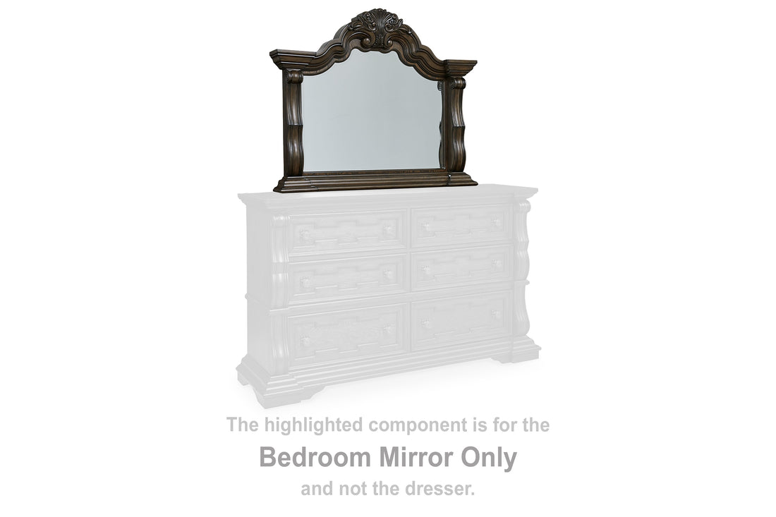 Maylee Dark Brown Bedroom Mirror - B947-36 - Bien Home Furniture & Electronics