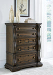 Maylee Dark Brown Chest of Drawers - B947-46 - Bien Home Furniture & Electronics
