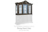 Maylee Dark Brown Dining Hutch - D947-81 - Bien Home Furniture & Electronics
