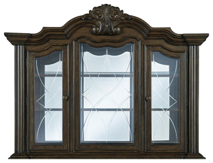 Maylee Dark Brown Dining Hutch - D947-81 - Bien Home Furniture &amp; Electronics