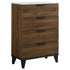 Mays Walnut Brown with Faux Marble Top 4-Drawer Chest - 215965 - Bien Home Furniture & Electronics