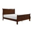 Mayville Brown Cherry Queen Sleigh Bed - SET | 2147-1 | 2147-3 - Bien Home Furniture & Electronics