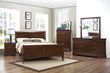 Mayville Brown Cherry Sleigh Bedroom Set - SET | 2147K-1 | 2147K-3EK | 2147-5 | 2147-6 | 2147-4 | 2147-9 - Bien Home Furniture & Electronics