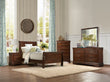 Mayville Brown Cherry Sleigh Youth Bedroom Set - SET | 2147T-1 | 2147T-3 | 2147-5 | 2147-6 | 2147-4 | 2147-9 - Bien Home Furniture & Electronics