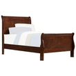 Mayville Brown Cherry Twin Sleigh Bed - SET | 2147T-1 | 2147T-3 - Bien Home Furniture & Electronics