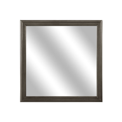Mayville Stained Gray Mirror (Mirror Only) - 2147SG-6 - Bien Home Furniture &amp; Electronics