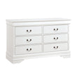 Mayville White Dresser - 2147W-5 - Bien Home Furniture & Electronics