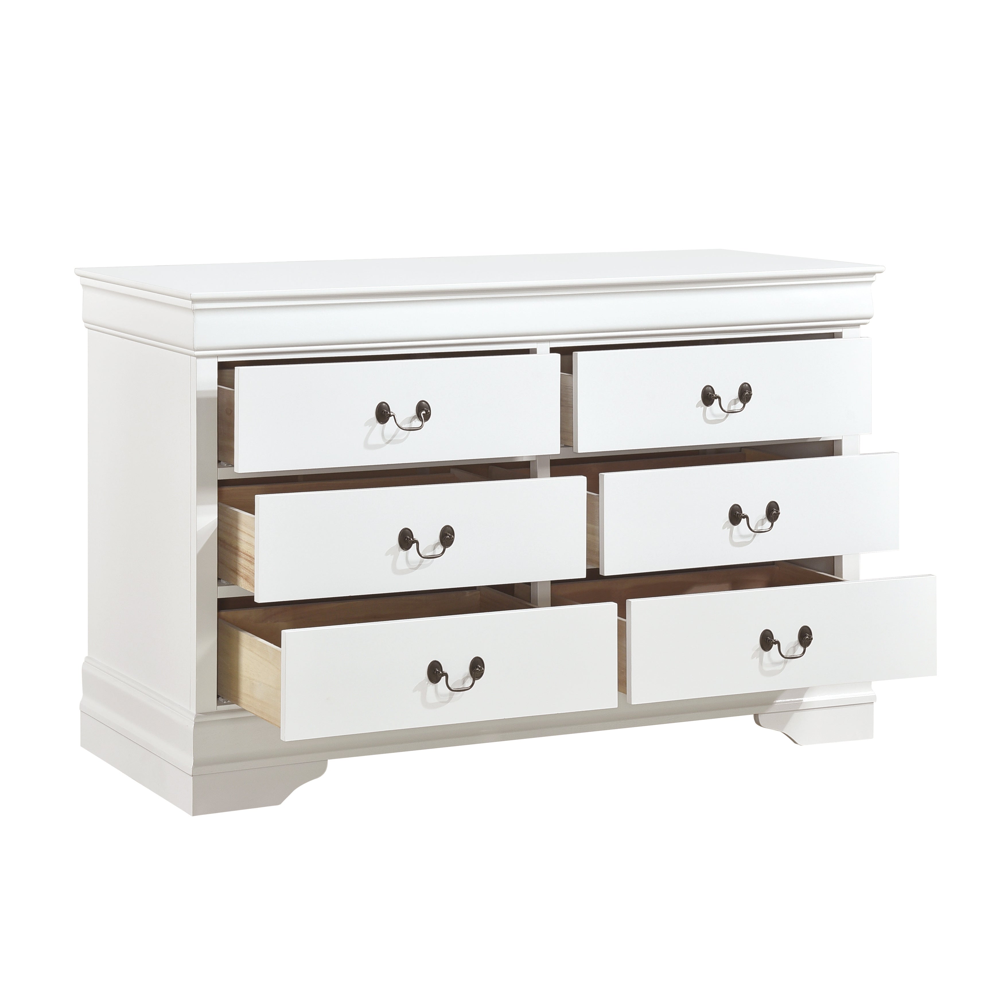 Mayville White Dresser - 2147W-5 - Bien Home Furniture &amp; Electronics