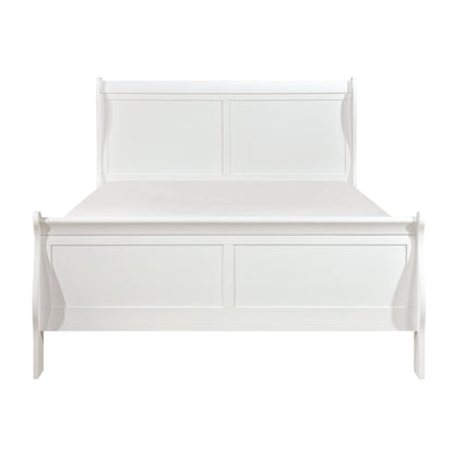 Mayville White Sleigh Bedroom Set - SET | 2147KW-1 | 2147KW-3EK | 2147W-5 | 2147W-6 | 2147W-4 | 2147W-9 - Bien Home Furniture &amp; Electronics