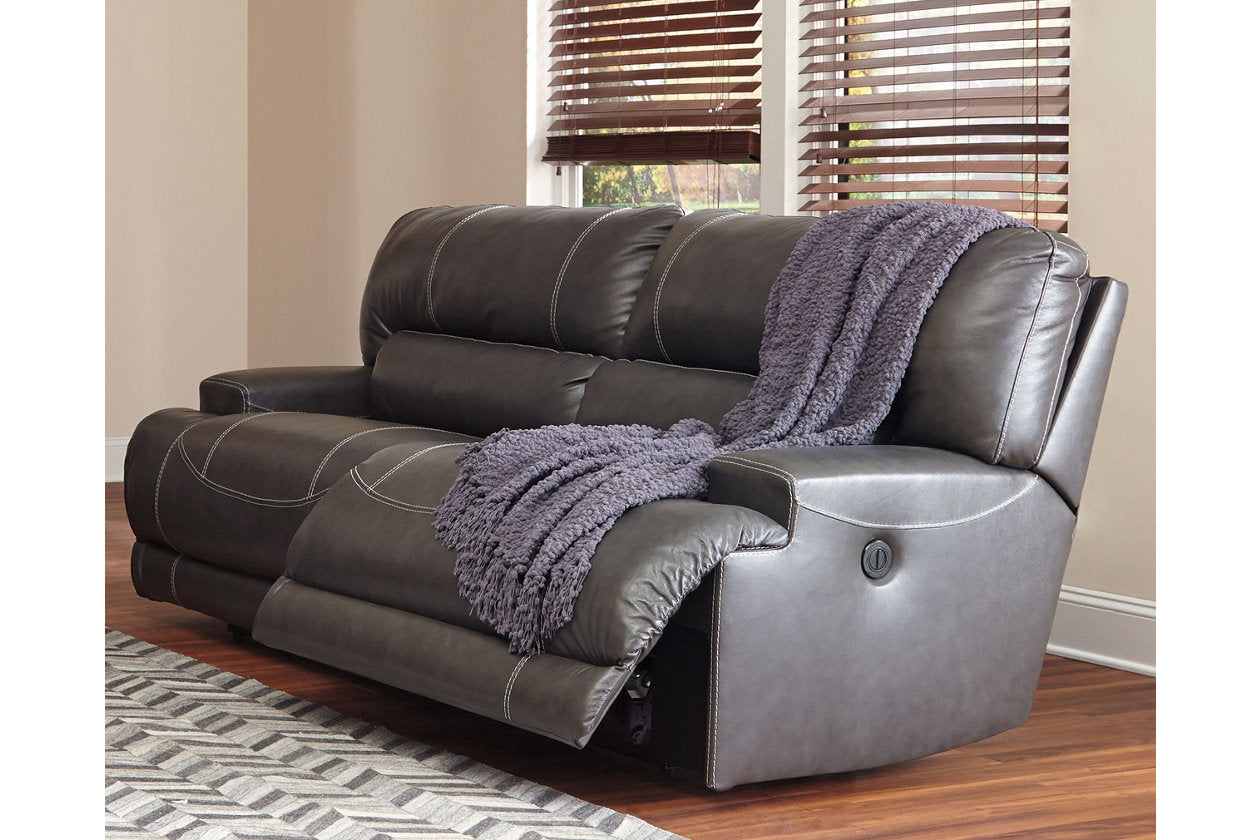 McCaskill Gray Reclining Sofa - U6090081 - Bien Home Furniture &amp; Electronics
