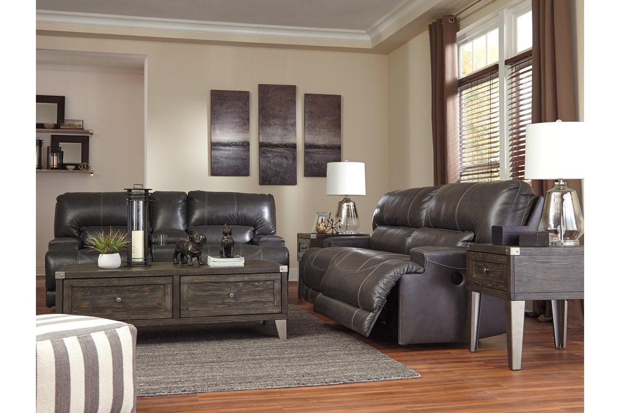 McCaskill Gray Reclining Sofa - U6090081 - Bien Home Furniture &amp; Electronics