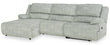 McClelland Gray 3-Piece Reclining Sectional with Chaise - SET | 2930205 | 2930241 | 2930246 - Bien Home Furniture & Electronics