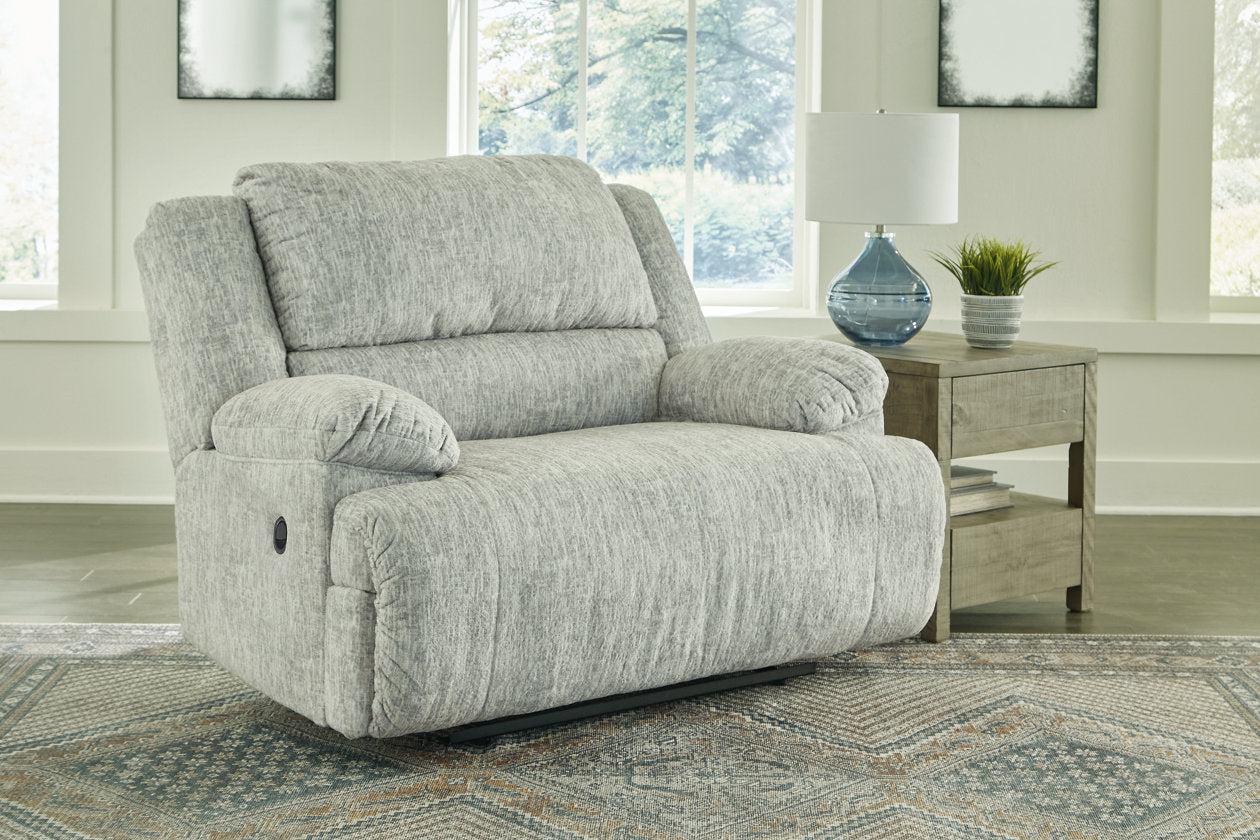 McClelland Gray Oversized Recliner - 2930252 - Bien Home Furniture &amp; Electronics