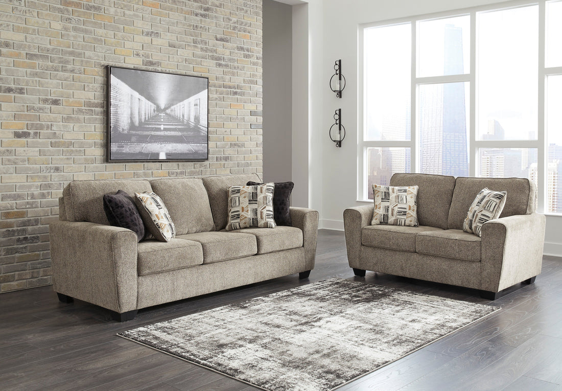 McCluer Mocha Living Room Set - SET | 8100338 | 8100335 | 8100320 | 8100314 - Bien Home Furniture &amp; Electronics
