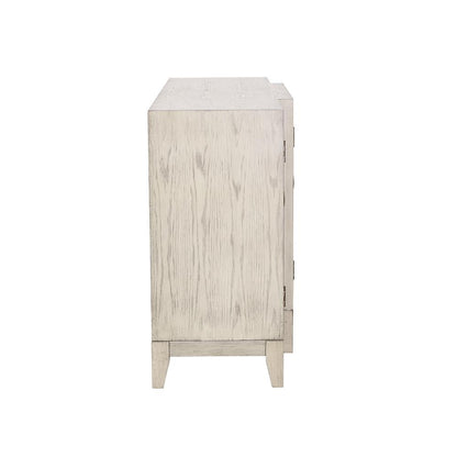 McKellen Antique White 4-Door Accent Cabinet - 953376 - Bien Home Furniture &amp; Electronics