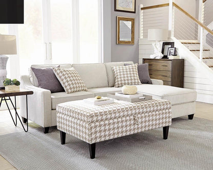 McLoughlin Upholstered Sectional Cream - 501840 - Bien Home Furniture &amp; Electronics