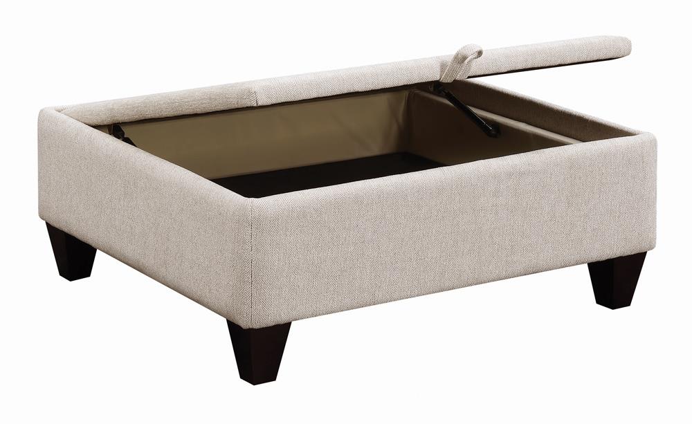 McLoughlin Upholstered Sectional Cream - 501840 - Bien Home Furniture &amp; Electronics