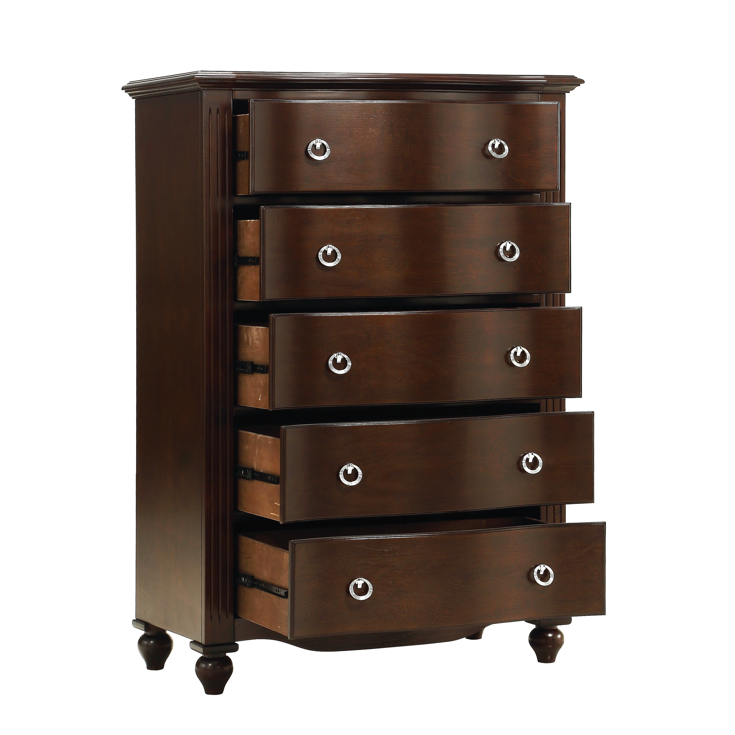 Meghan Espresso Chest - 2058C-9 - Bien Home Furniture &amp; Electronics