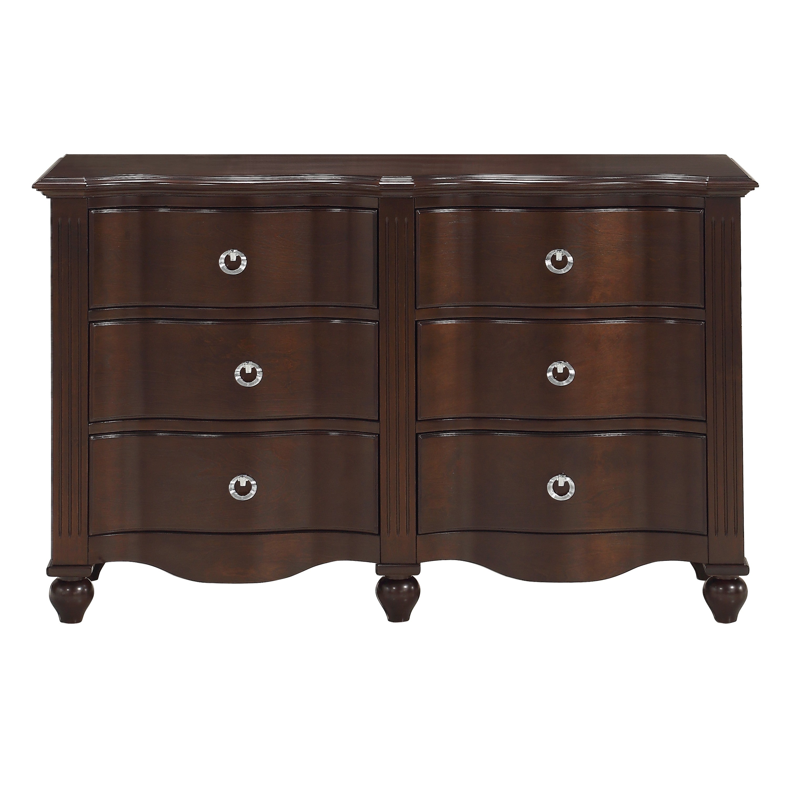 Meghan Espresso Dresser - 2058C-5 - Bien Home Furniture &amp; Electronics