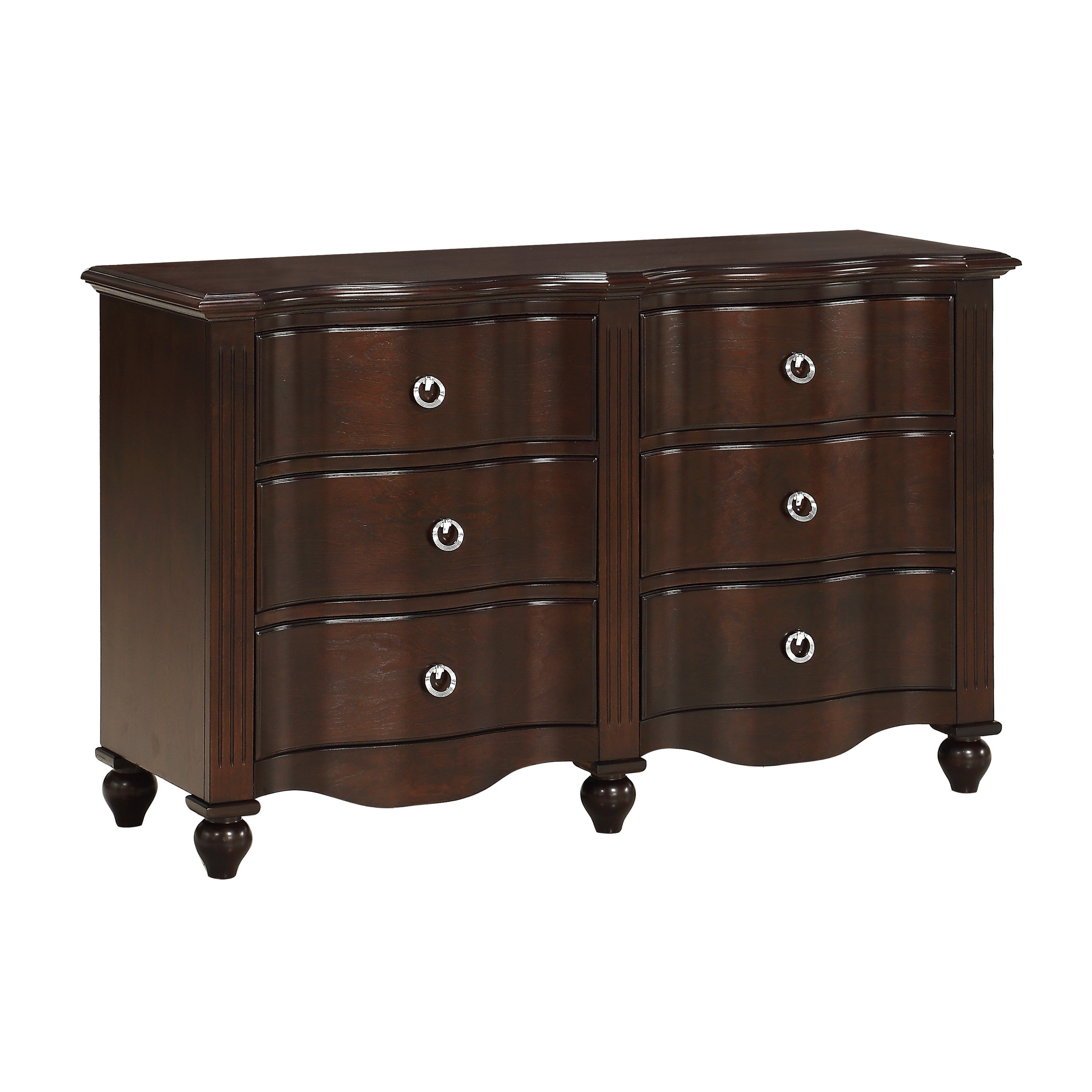 Meghan Espresso Dresser - 2058C-5 - Bien Home Furniture &amp; Electronics